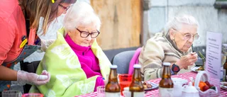 Dubbelt firande när de gamla hade skördefest