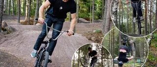 Ny cykelbana gör succé – se proffsets galna trick