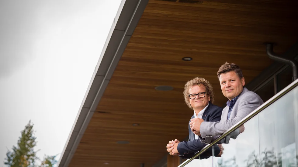 Anders och Mats Hultdin som driver AM System.