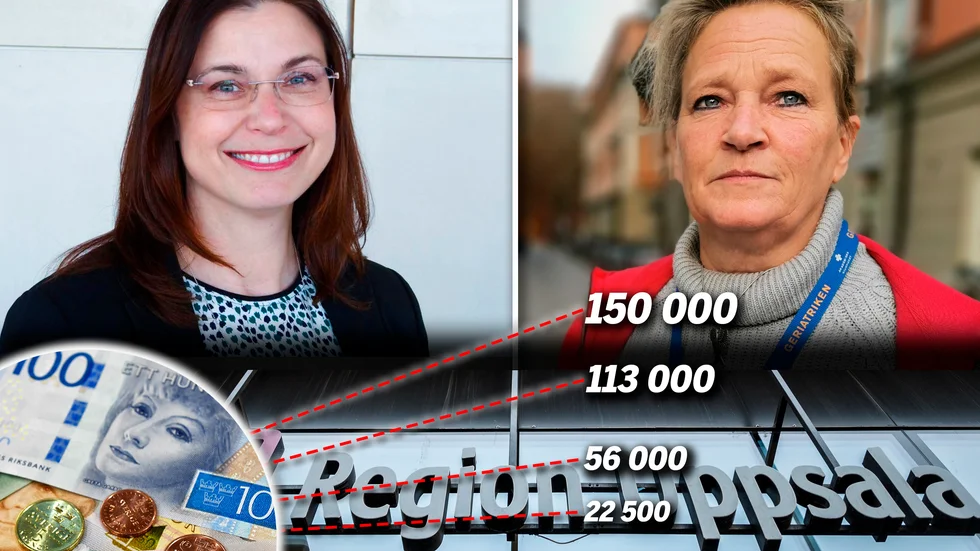 Maria Rosén är HR-direktör på Region Uppsala och Carola Karlbom är undersköterska.
