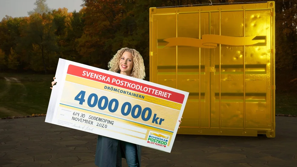 Sandra Dahlberg, vinstutdelare Postkodlotteriet.