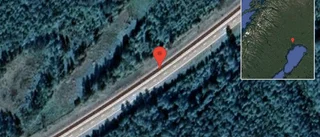 Singelolycka på E4 - helt stopp i ett körfält