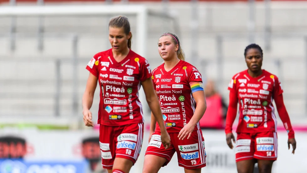 Piteå IF riskerar att åka ur damallsvenskan. 