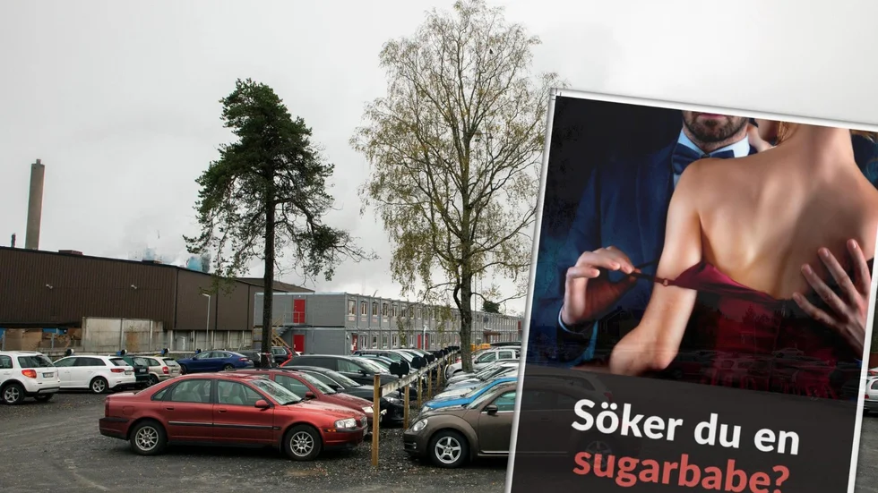 Så här såg det ut, reklambladet som mötte SCA-arbetarna på deras bilrutor på parkeringen.