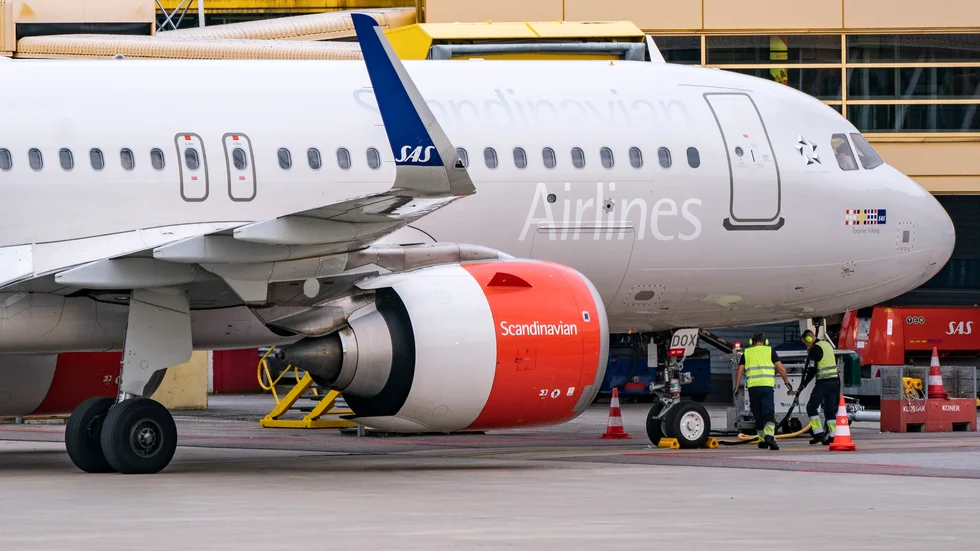 Drygt 600|000 passagerare flög med SAS i september. Arkivbild.