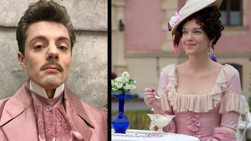 Skådespelaren och Nyköpingsbon Emil Forsberg spelar Gustav IV Adolf i nya TV4-serien "Drottningarna".