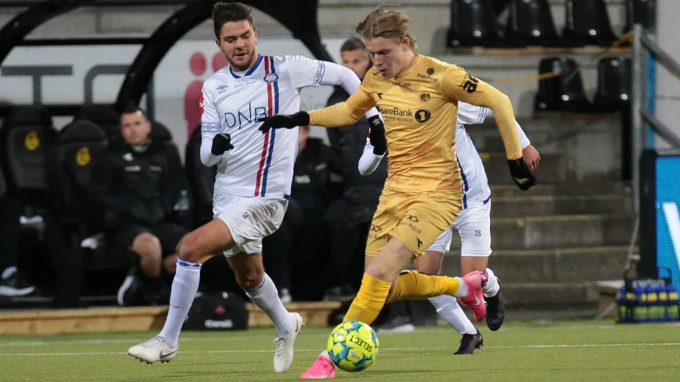 Bodø/Glimts Jens Petter Hauge har skrivit femårskontrakt med Milan. Arkivbild.