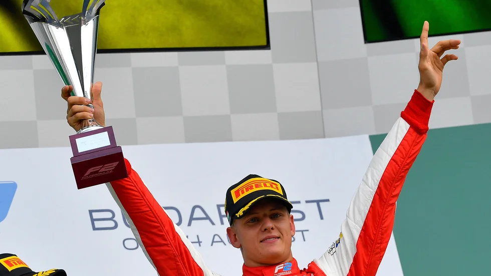 Mick Schumacher gör nästa helg "debut" i formel 1. Arkivbild.