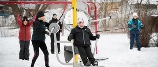 Seniorerna som trotsar snö och kyla: "Vi vill vara ute"