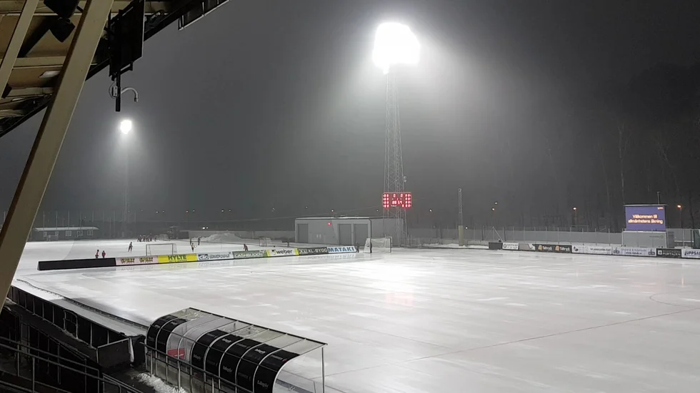 Studenternas IP på fredagskvällen.