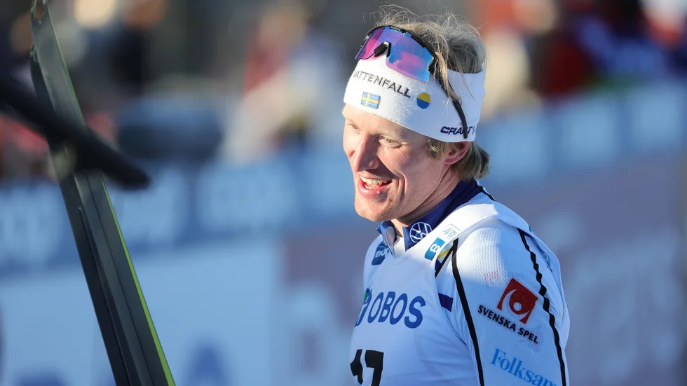 Oskar Svensson tar sig gärna an VM-sprinten med solen i ögonen, men är desto mer bekymrad över föret som de varma temperaturerna bidrar till. Arkivbild.