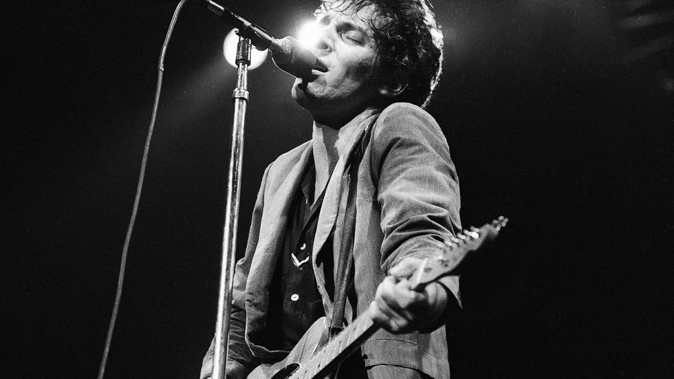 Bruce Springsteen i Madison Square Garden i New York 1978.