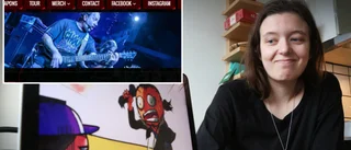 Amanda tecknade till idolerna från USA