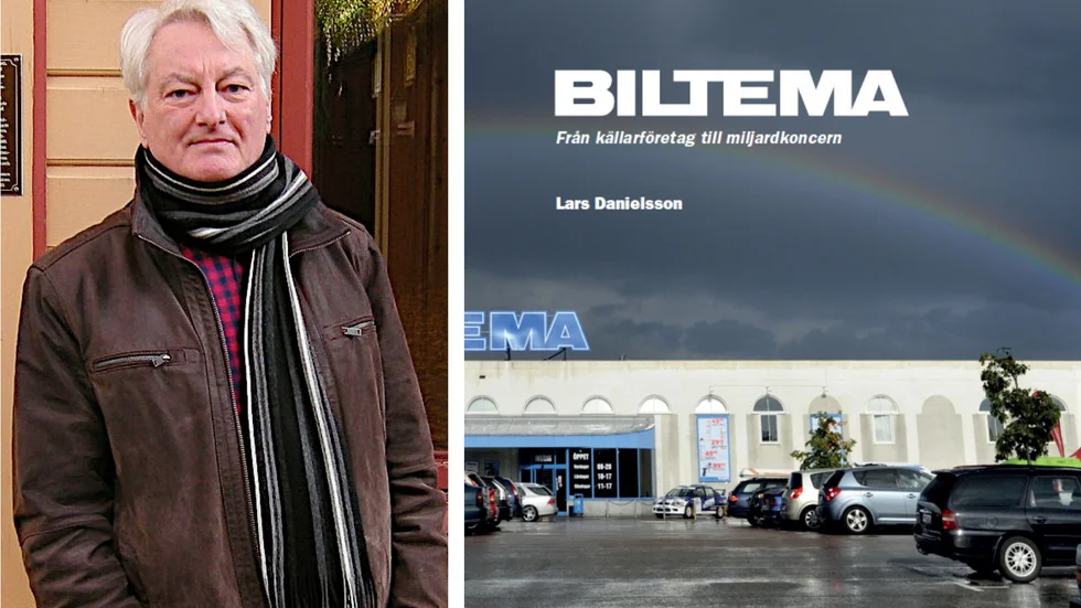 Lars Danielsson har skrivit boken om Biltema. 