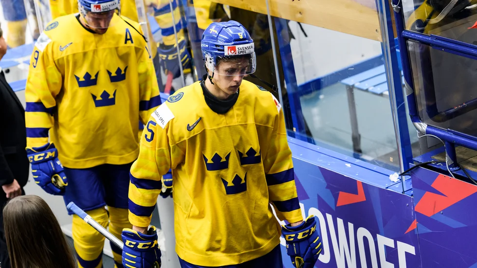 Philip Broberg, Juniorkronornas lagkapten. Arkivbild.
