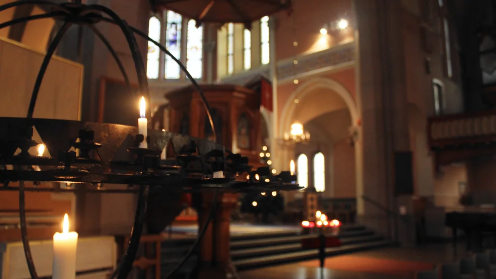 Midnattsmässan i S:t Petri kyrka i Västervik brukar vara välbesökt