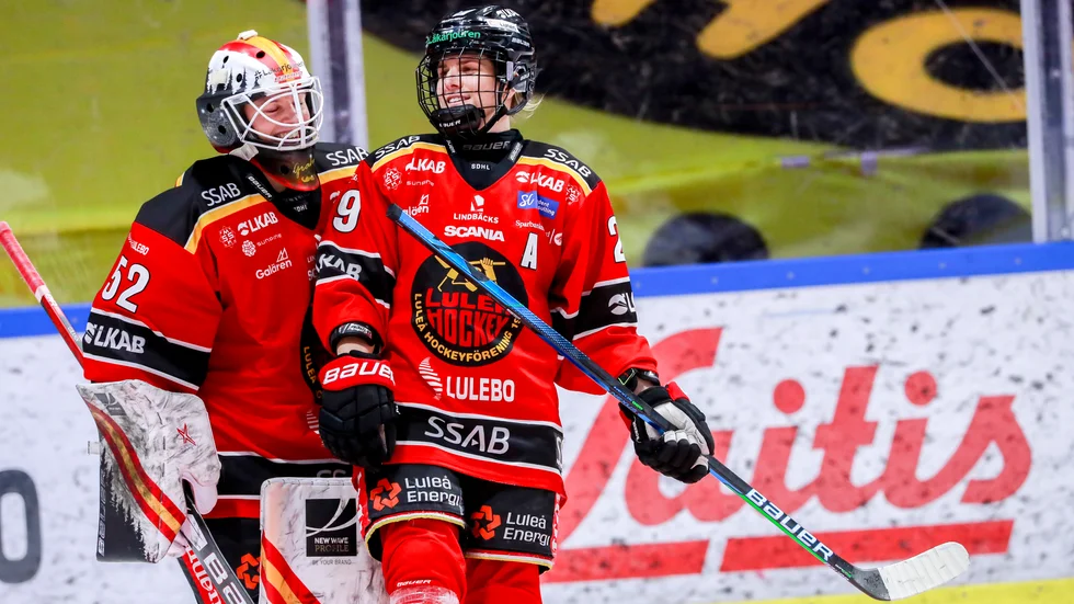 Emma Nordin och Sara Grahn blev de två stora Luleåhjältarna i straffdramat mot Brynäs.