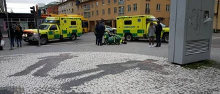 Trafikolycka - mc och bil inblandade