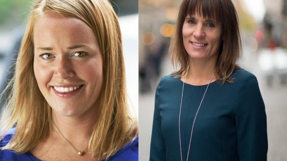 Terez Olsson och Jessika Roswall