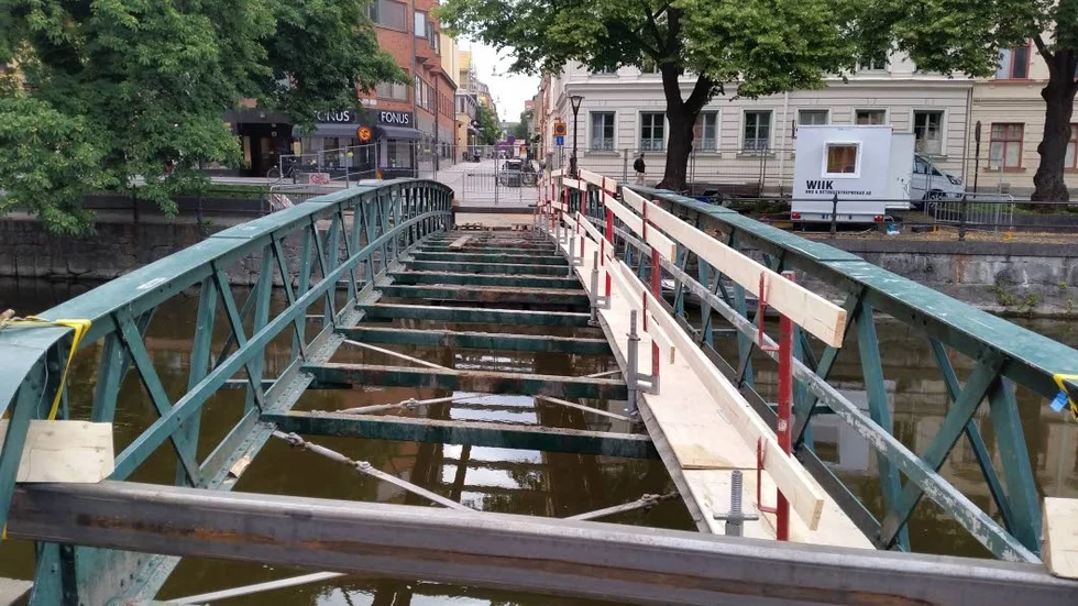 Västgötaspången ska få ny beläggning och trädäck.