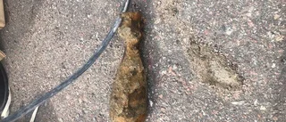 Oväntat granatfynd nära Ica Maxi