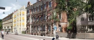 Planer på tiovåninghus i centrum