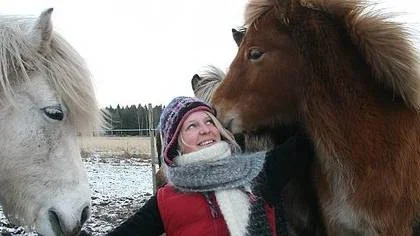 Thilde Höök, Stynsberg, Månkarbo, har landets största import av Islandshästar