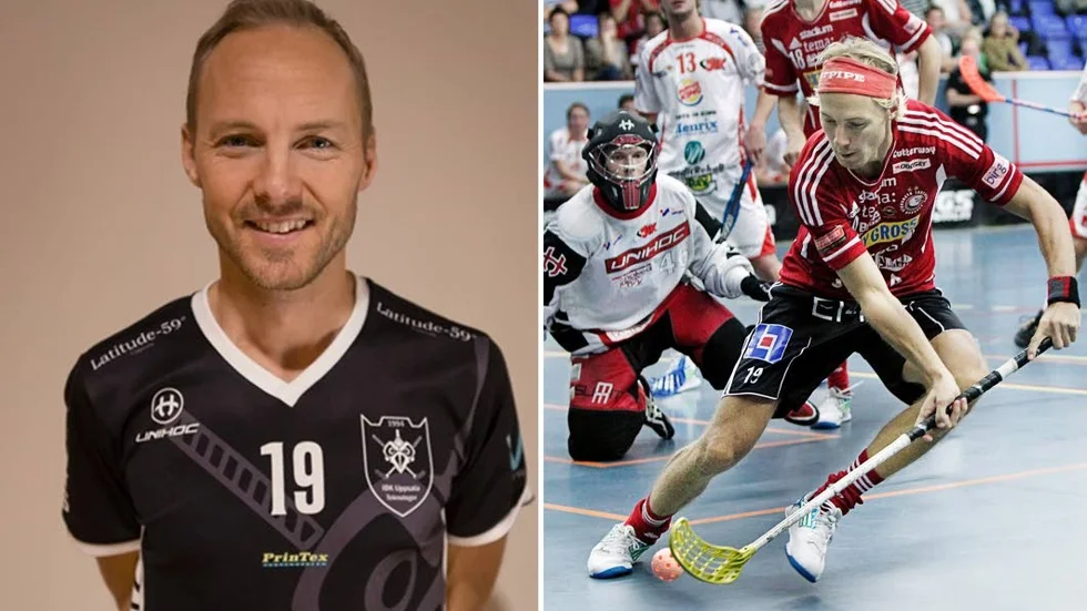 Gabriel Oredsson spelar idag i Uppsala Teknologer. Han har tidigare vunnit SM-guld med Storvreta och till höger syns han under en match mot Jönköping 2011.