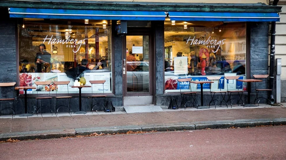 Hambergs Fisk har för andra året i rad utnämnts till årets vinkrog i Uppsala. Foto: Staffan Claesson