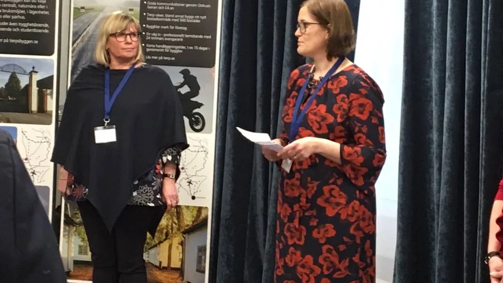 Förra året genomfördes flera workshops på Distinget. På bilden Ann-Marie Sandgren och Emma Burstedt från Heby, två av de medverkande.