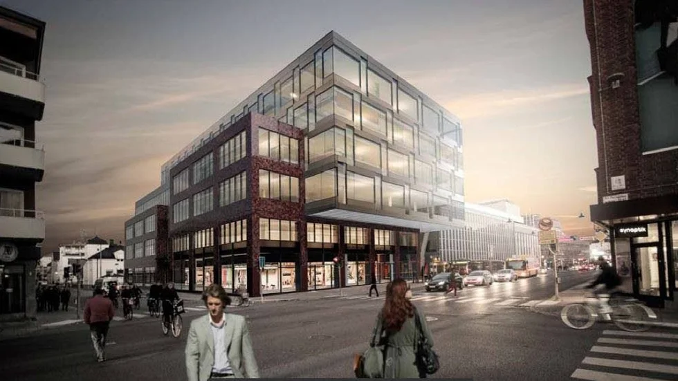 Vy mot Kungsgatan - S:t Persgatan.