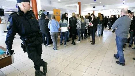 Elevbråk på Bolandsskolan.