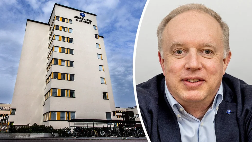 Mikael Köhler, chefsläkare på Akademiska sjukhuset.