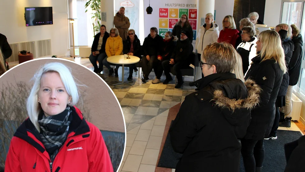 I februari samlades vård- och omsorgspersonal i kommunhuset för att lämna över en namninsamling med 352 underskrifter. Enligt Alexandra Svensson från Kommunal är personalen nöjd med den överenskommelse som nu har gjorts.