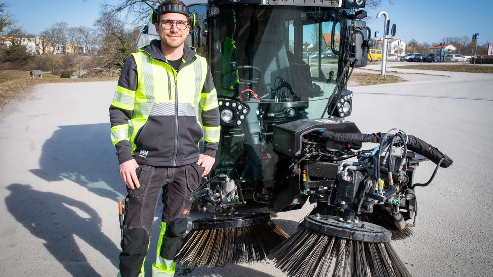 Kim Lindgren, arbetsledare på teknikförvaltningen.