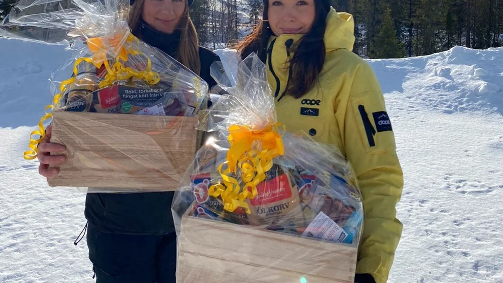 Kusinerna My Larsson och Matilda Larsson öppnar en obemannad matbutik i Gällivare i april. Hittills har intresset varit högt. "Det verkar vara efterlängtat här", säger My Larsson.