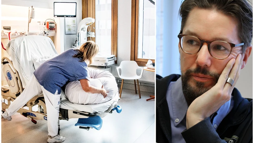 Emil Broberg, Vänsterpartiets gruppledare i Region Östergötland, vill se satsningar inom förlossningsvården.