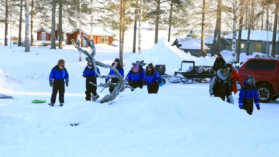 Brittiska gäster väljer Luleå som sitt vinterresemål.