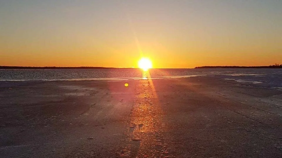 Germandöfjärden, 2 januari 2018.
