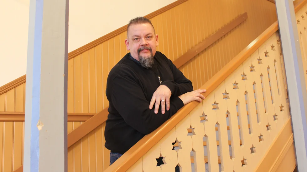 Markku Laukka var utställare vid en mässa i Skyttepaviljongen, när han fick frågan om han kunde tänka sig att vara ordförande för folkparksföreningen.