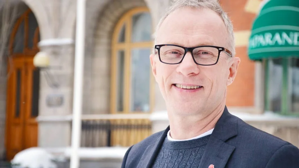 Kommunalrådet Peter Waara (S) gjorde sitt sista fullmäktige innan valet.