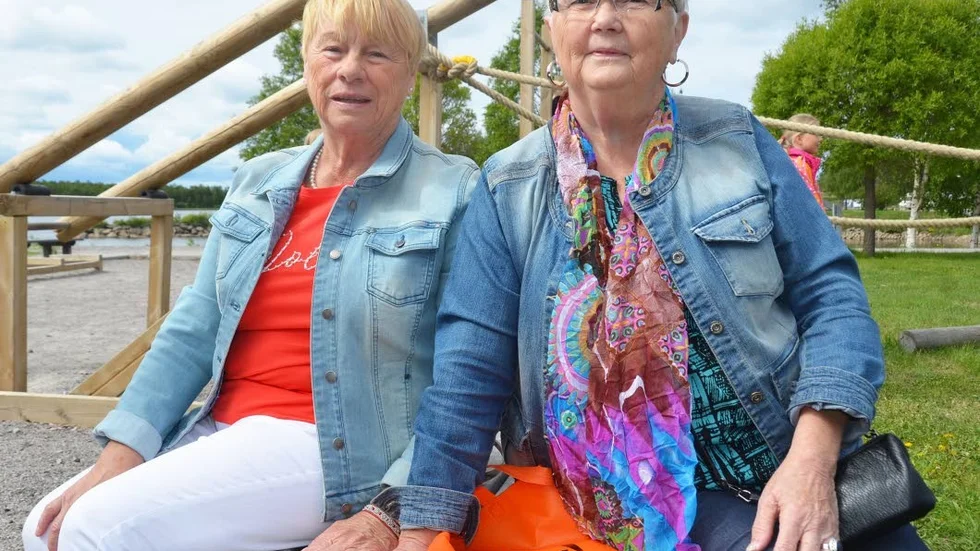 Gerd Eriksson och Ulla Granström från PRO Kalix, som har lyckats få in EU-medel för fyra friskvårdsdagar.
