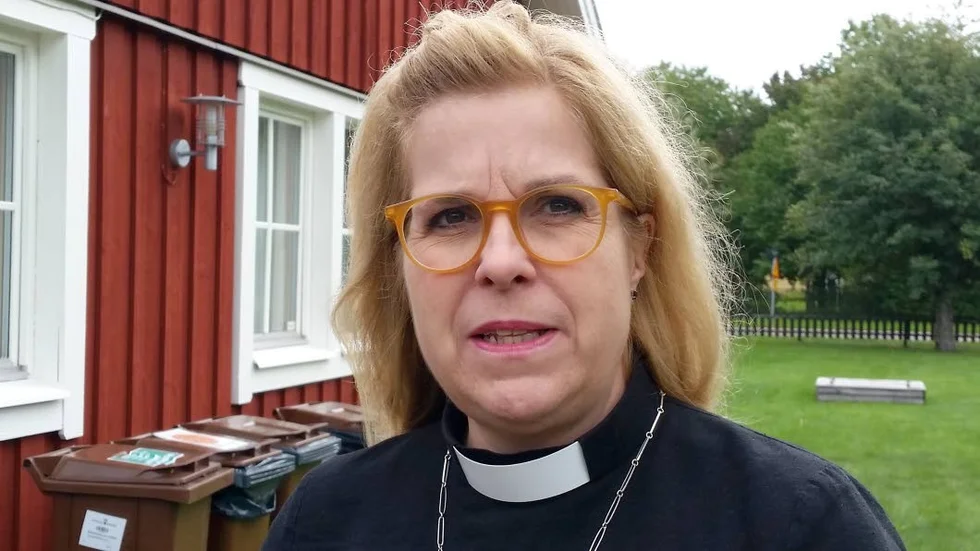 Kyrkoherde Carin Åblad Lundström började arbetslivet som byggnadsingenjör, en kompetens hon haft nytta av i Lagunda församling.