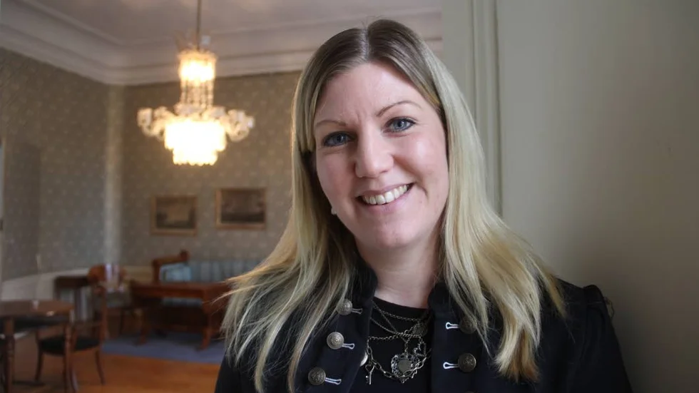 Vill se mer centrumhandel. Lovisa Mattsson är ordförande i Österbybruks företagarförening.