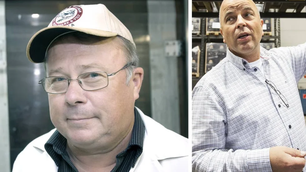 Ulf Tillman (tv.) och Ulf Lindvall.