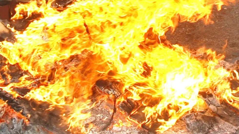 Stor brandrisk råder i torkan.