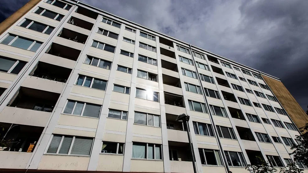 Totalt ska 1500 lägenheter renoveras i Eriksberg. Många av dem finns i höghus bland annat på Marmorvägen.