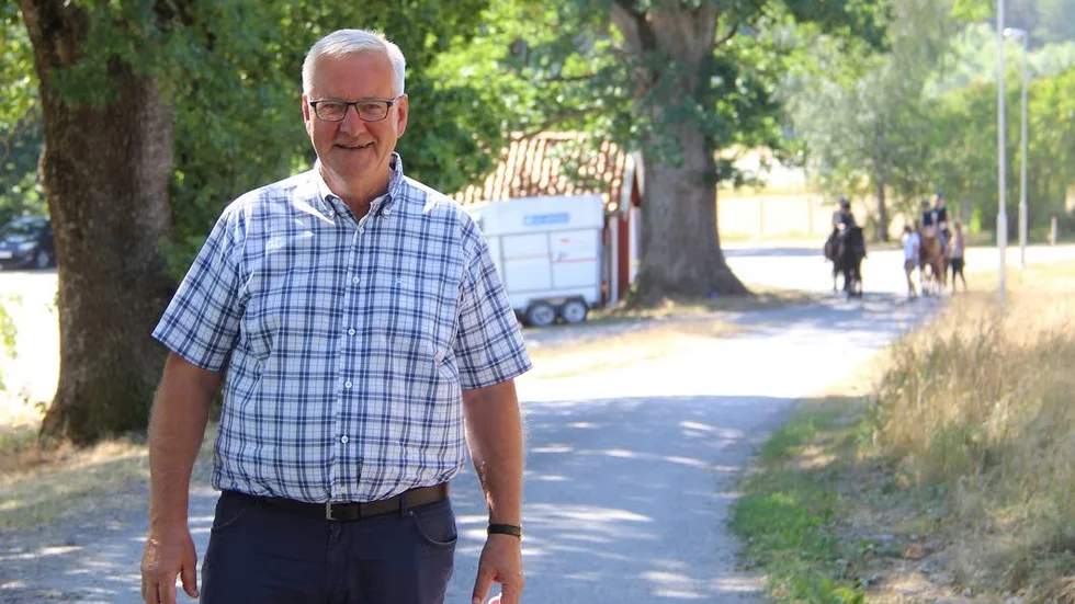 Hemma på gården i Övergran driver Leif Zetterberg och hans familj flera företag.