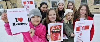 Kräver mer ketchup till skolmaten