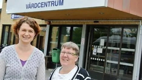 Anna-Karin Klomp (t v) och Inga Alm.